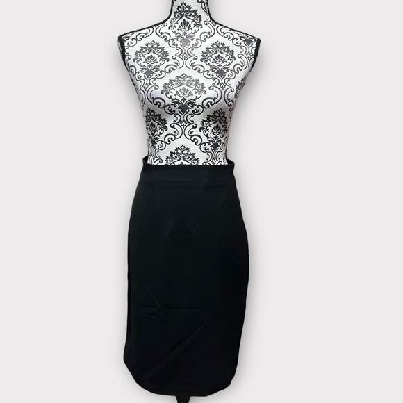 Prabal Gurung High Rise Pencil Skirt sz 2 Black - Picture 1 of 14